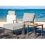 Avanti Stainless Steel Sling Outdoor Ottoman-322390875