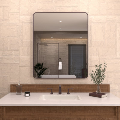 Miroir de meuble-lavabo mural moderne moderne l 30 po x H 36 po Cozy