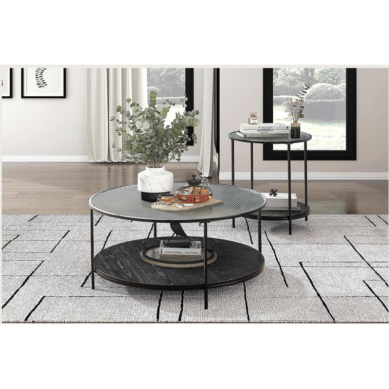 Ensemble de tables d'appoint 2 pièces Modern