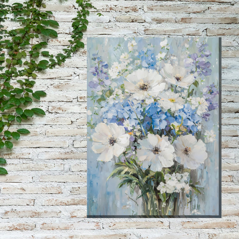 Art sur toile «quelque chose de bleu»