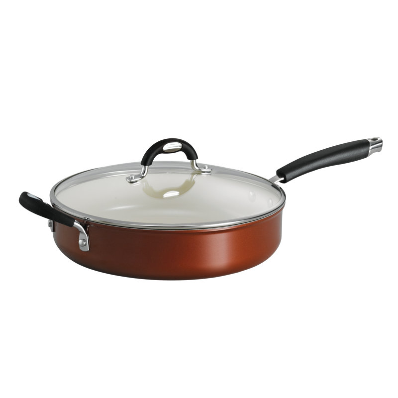 Tramontina Style Ceramica 11" Non-Stick Skillet with Lid