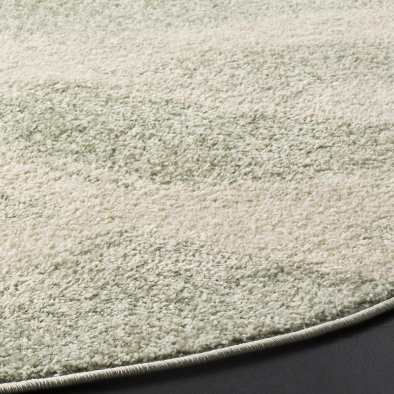 Parkinson Power Loom Rug, Round 183 cm, Green/Beige