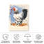 Coq bolant bolognaise, Brahma, 2020 sur toile-98044257