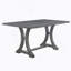 Ensemble de table de salle à manger, table rectangulaire à tréteaux et banc rembourré