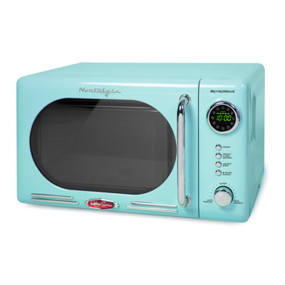 Nostalgia Retro 0.7 Cubic Foot 700-watt Countertop Microwave Oven