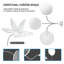 Miroirs de maquillage lumineux grossissants