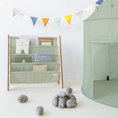 Recycled Book Rack/solid/green