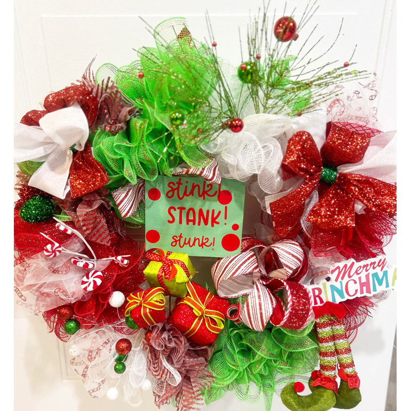 La couronne de Noël Grinch
