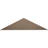 18"H x 72"W x 2 1/8"D Triangle Gable Vent