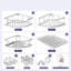 Tension Stainless Steel Shower Shelf-931912733