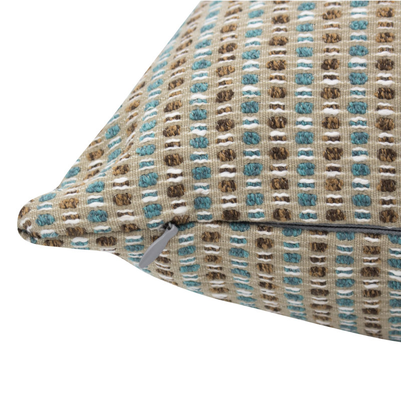 Housse de coussin carrée Echo Ink Luxury, Brun