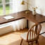 Bureau de coin en bois de pin massif en forme de L noyer-1837674304-1837674332