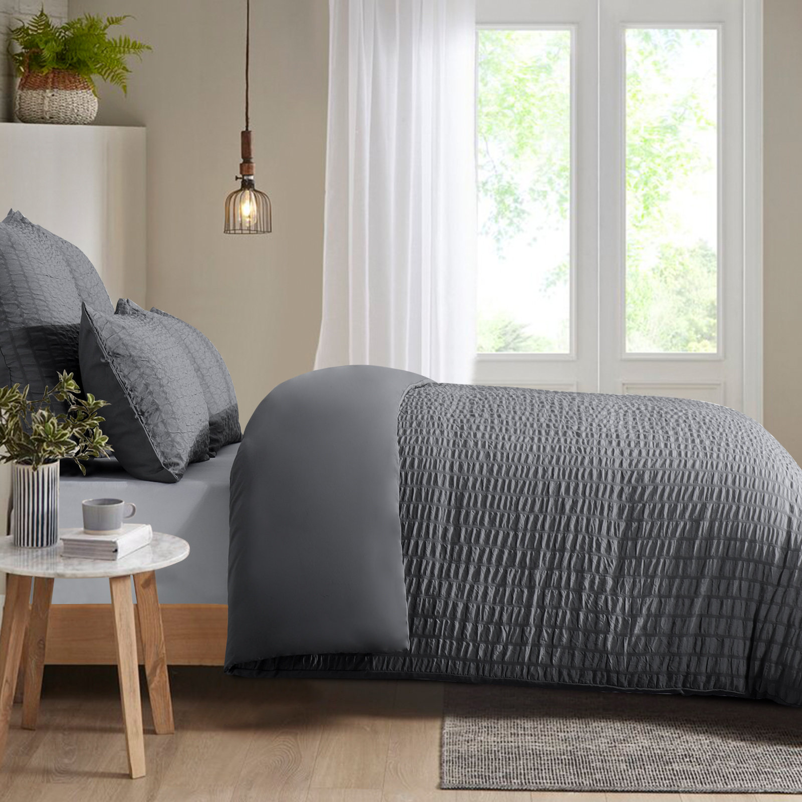 RUIKASI Microfiber Reversible Comforter Set & Reviews Wayfair Canada