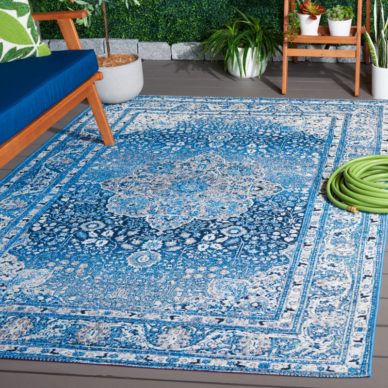 Tapis d'intérieur / extérieur oriental performance Mariaclara 500, Rectangle 4 pi x 6 pi