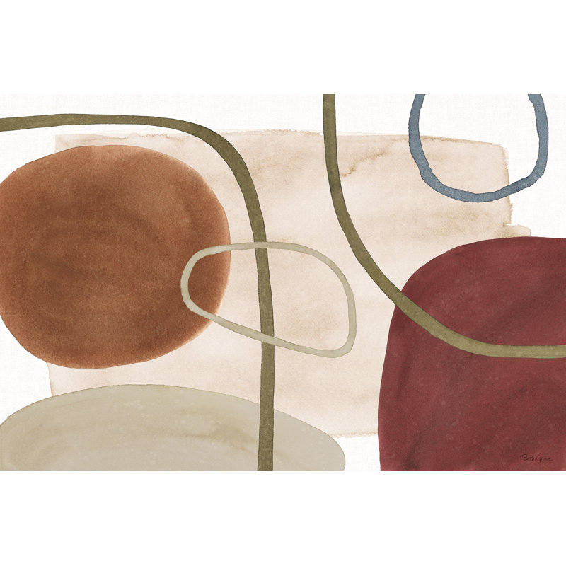 «Méditerranée Motif X» par Beth Grove, reproduction d'art, H 8 po x l 12 po, Oui, Imprimé avec cadre noir