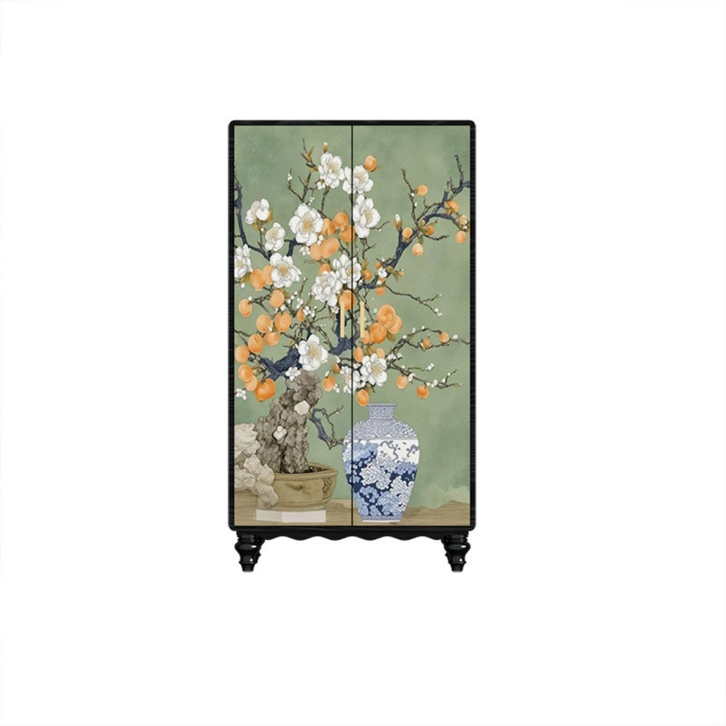 Garde-robe moderne pour chambre double, Noir / vert