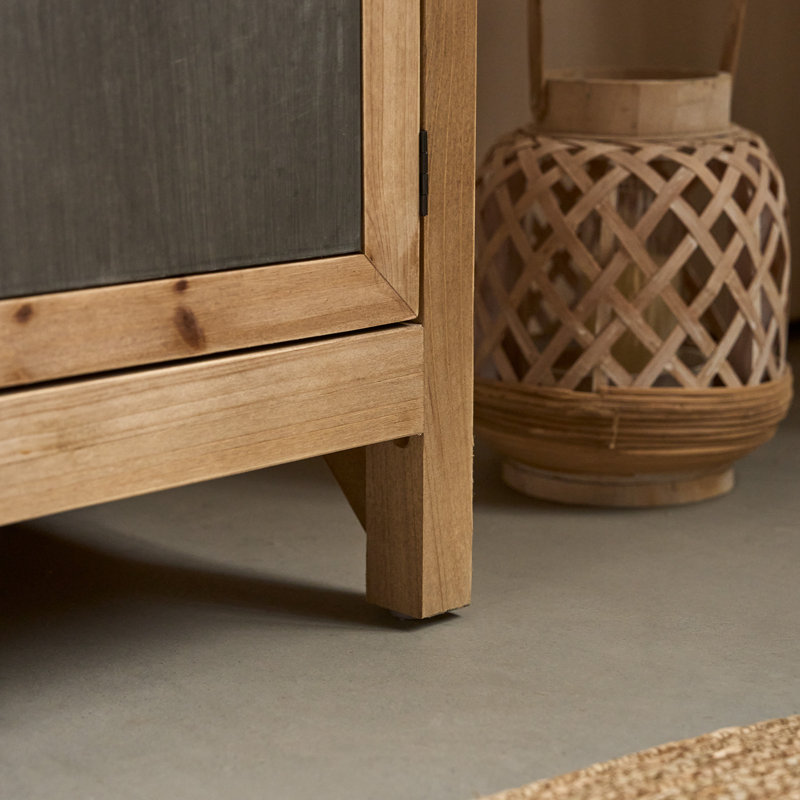 Solid Wood 1 - Door Rectangle Accent Cabinet