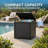 Edrosie Inc 31 Gallon Resin Lockable Deck Box