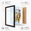 Golden Repose Modern - Framed Print-1391246211-1391246208