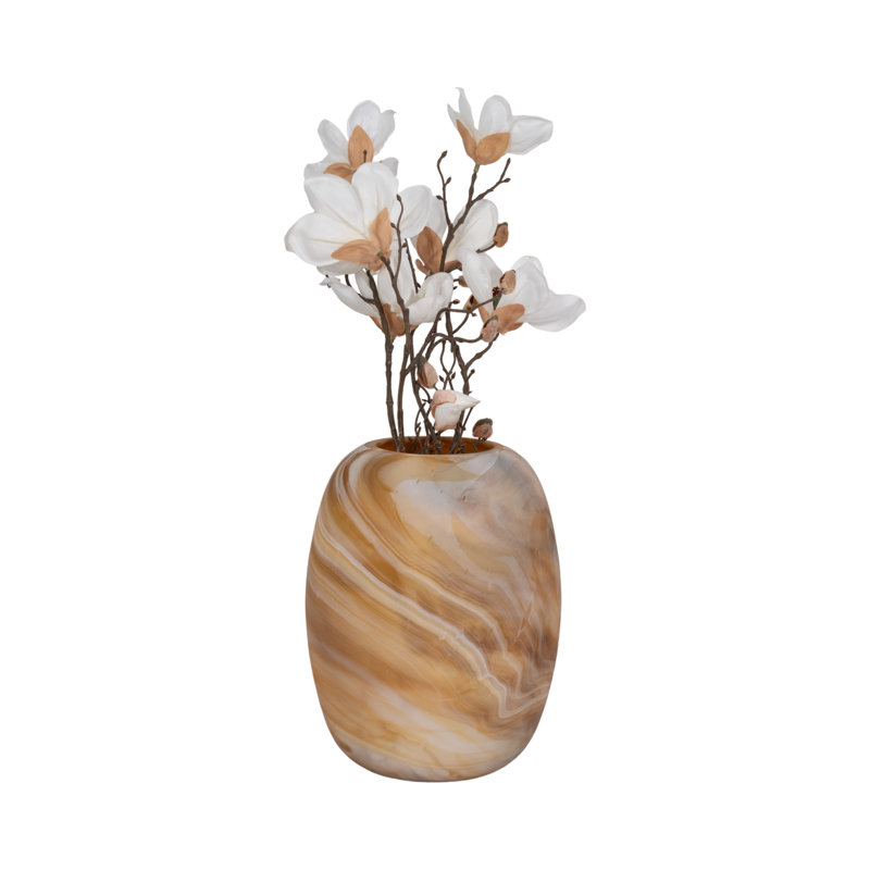 Petit vase Garbo, H 12 po x l 9 po x P 9 po