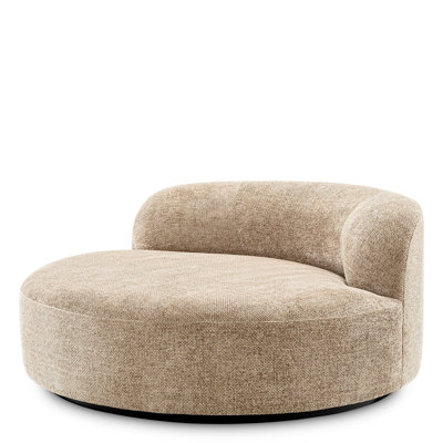 Björn 59.06'' Armless Curved Loveseat