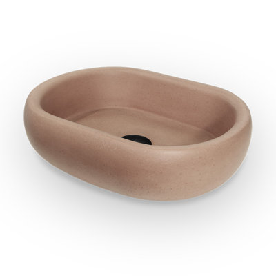 Newterra Handmade Oval Vessel Bathroom Sink