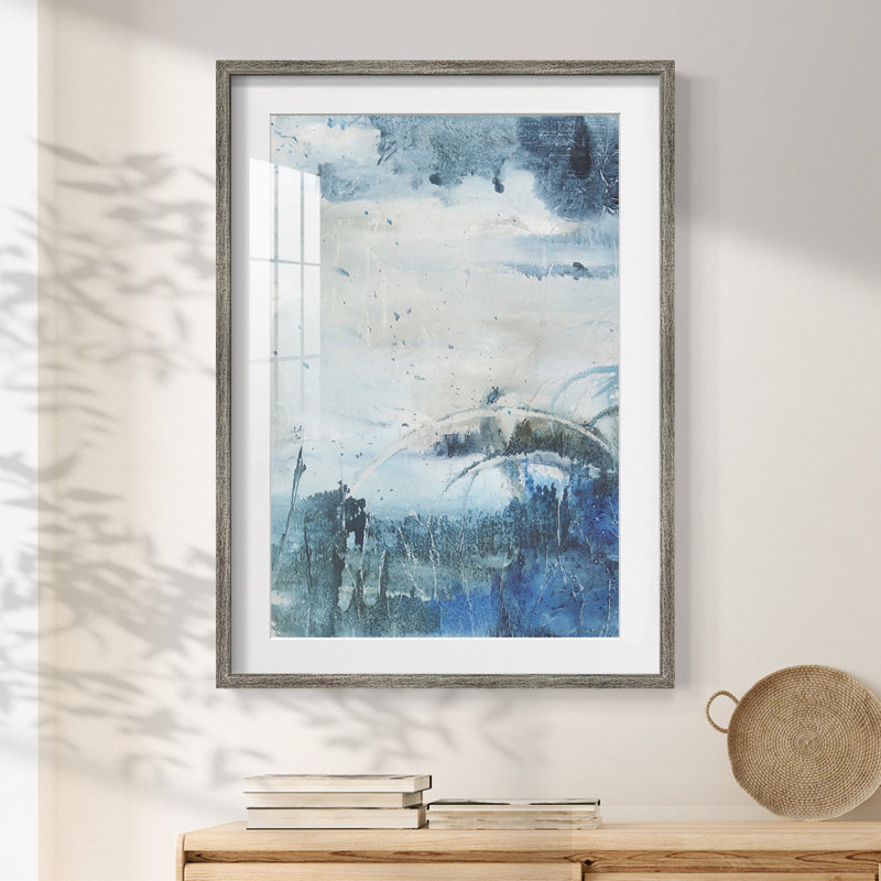 Coastal Seas II -Framed Print, Distressed, 25.5" H x 17.5" W