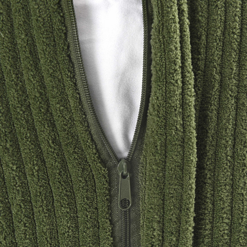  Housse de coussin texturée, Vert
