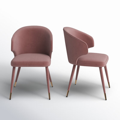 Chaise de salle à manger rembourrée Sumiko