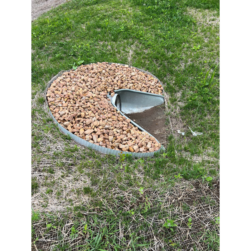 Bordure de jardin, Galvalume, H 12 po x l 120 po