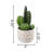 10.5'' Faux Succulent Plant in Ceramic Pot