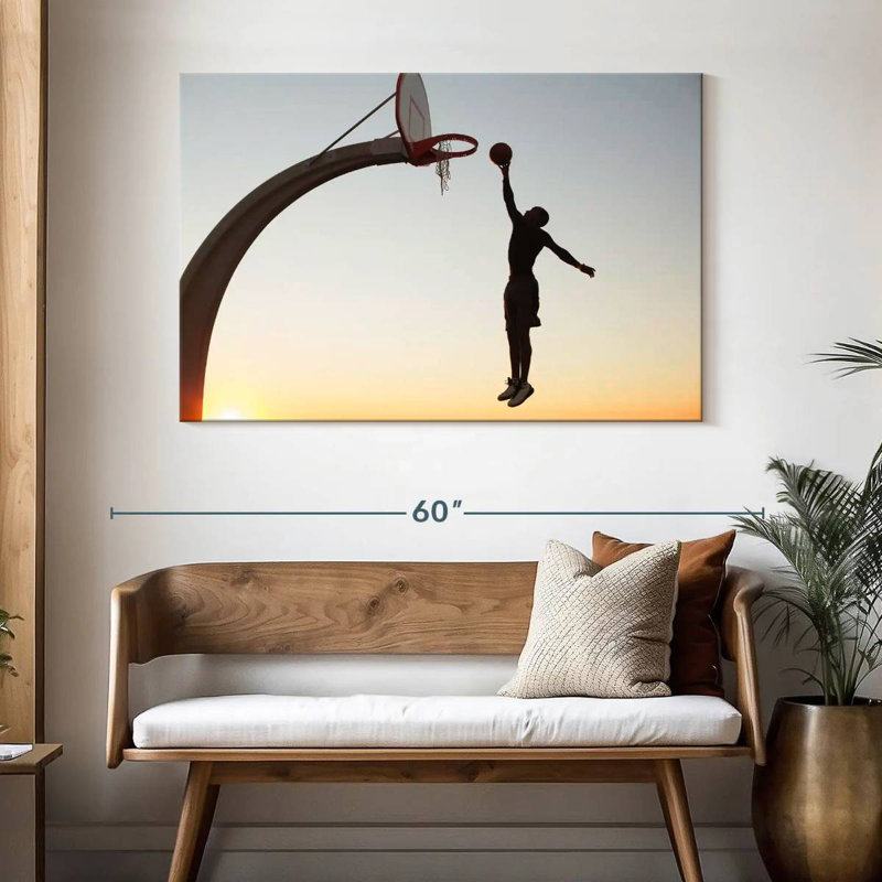 Sunset Slam Dunk, H 32 po x l 48 po