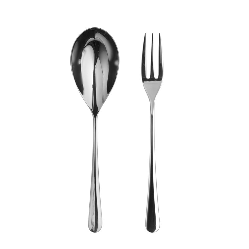 Neve 2 Piece Stainless Steel Hostess Set