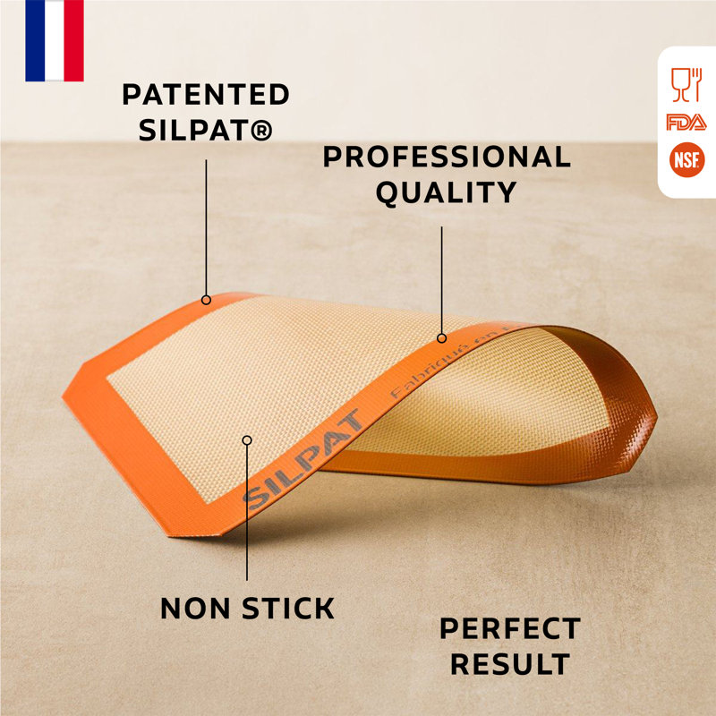 Silicone and Fiberglass Non-Stick Baking Mat