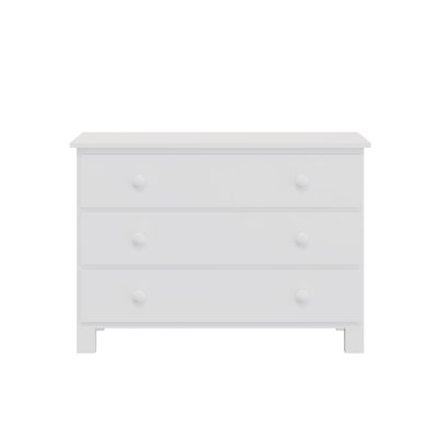 Commode à trois tiroirs Milk Street Baby "Just White"