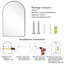 Miroir mural Arch-1239128543