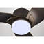 Ventilateur de plafond lumineux à 3 pales avec télécommande Heshor-832824112