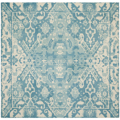 Restoration Vintage Hand Tufted Wool Oriental Rug