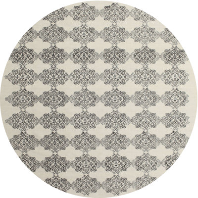Tapis gris/zone noire contemporaine