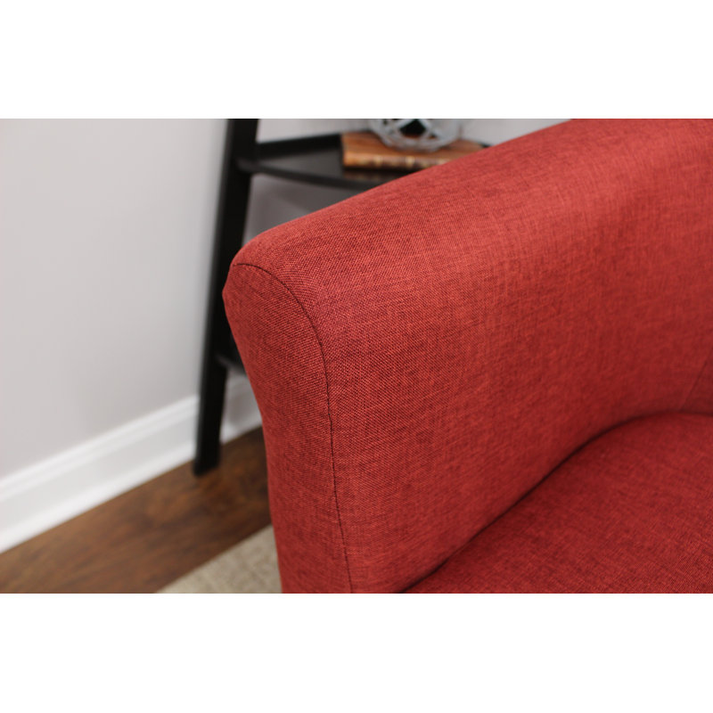 Reichenbach Upholstered 57'' Settee, Picante