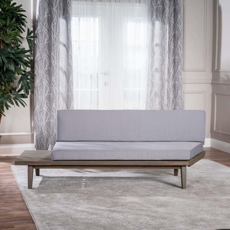 Canapé modulaire sans accoudoirs 76,5 po Bynum, Gris
