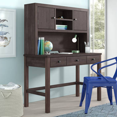 Guidecraft Kids' Taiga Desk and Hutch - Gray