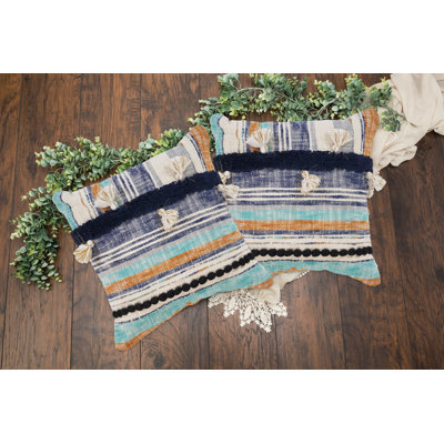 Textured Throw Pillow Set of 2