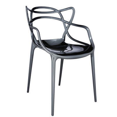 Masters 18.11'' H Metal Stacking Armchair