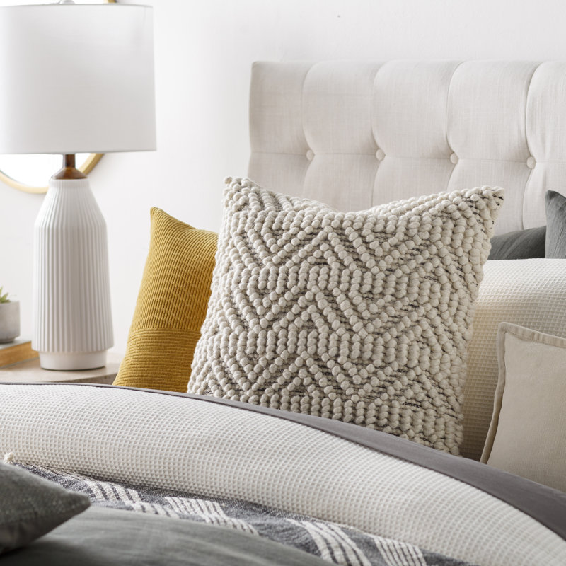 Lox Geometric Cotton Blend Reversible Pillow Cover