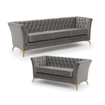 Whitby 2 - Piece Velvet Living Room Set