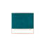 Causeuse 57 po en velours bleu sarcelle