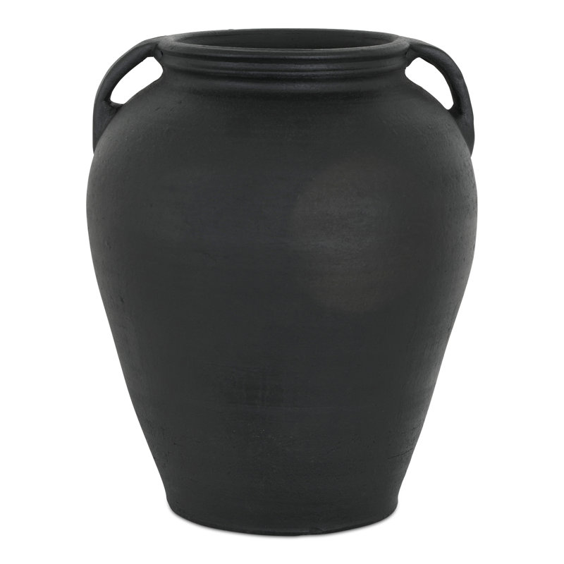 Vase Jovi en terre cuite noire