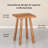 Bartholomeo 22" Solid Wood End Table-853973131