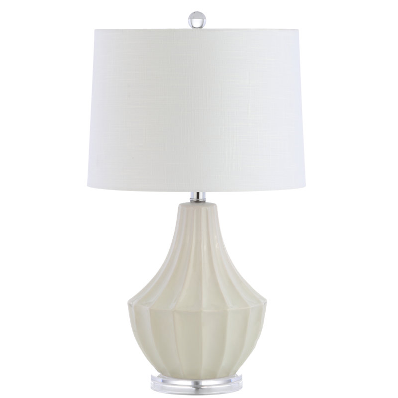 Lampe de table 25 po Hufnagel, Crème